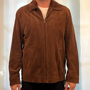 Brown Suede Men's Banana Republic Jacket Medium